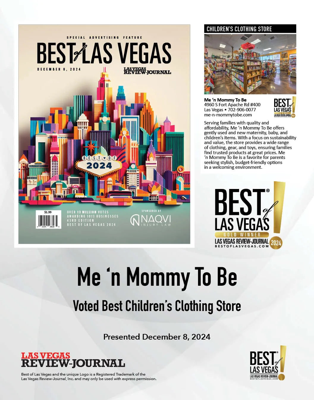 Me 'n Mommy To Be Voted 2024 Best Children's Store - Me n Mommy To Be