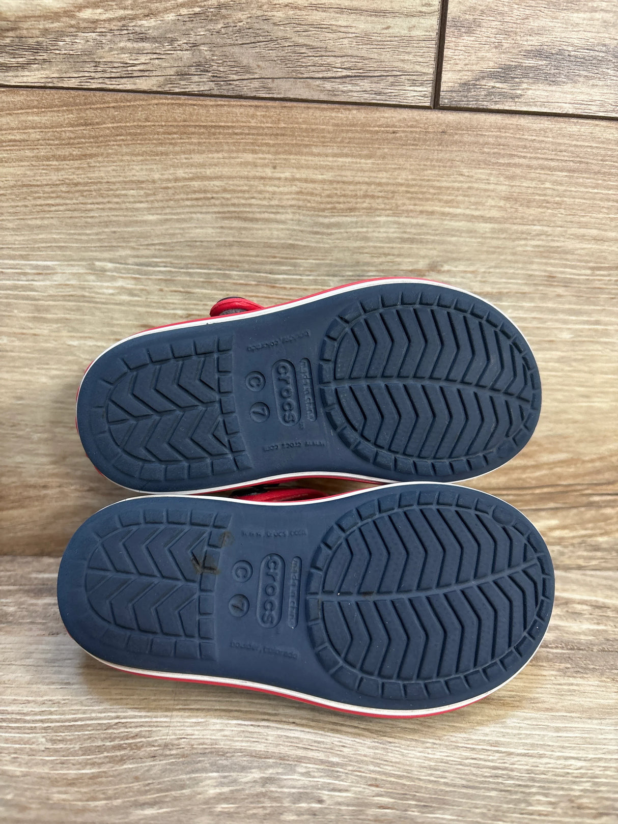 Crocs Crocband Cruiser Sandals Navy sz 7c