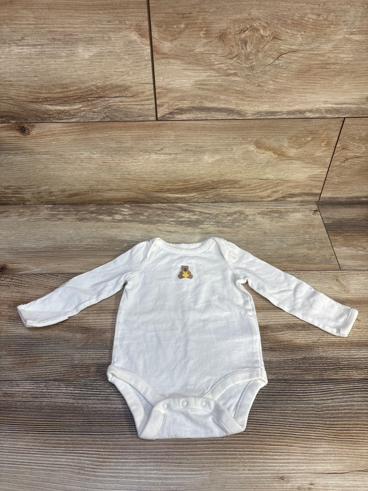 Baby Gap Long Sleeve Bodysuit White sz 0-3m