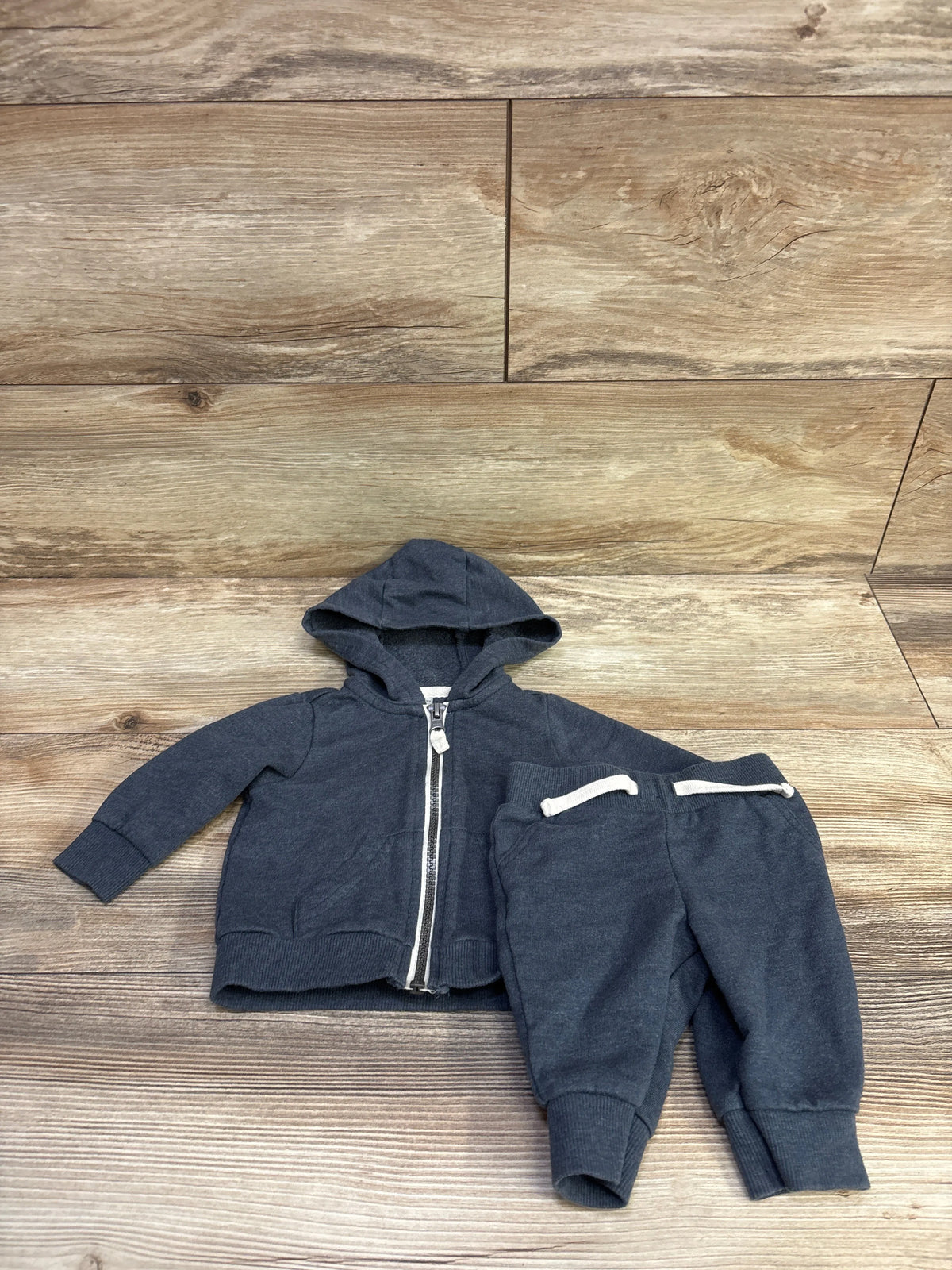 Carter's 2pc Zip-Up Jacket & Pants Set Blue sz 3m