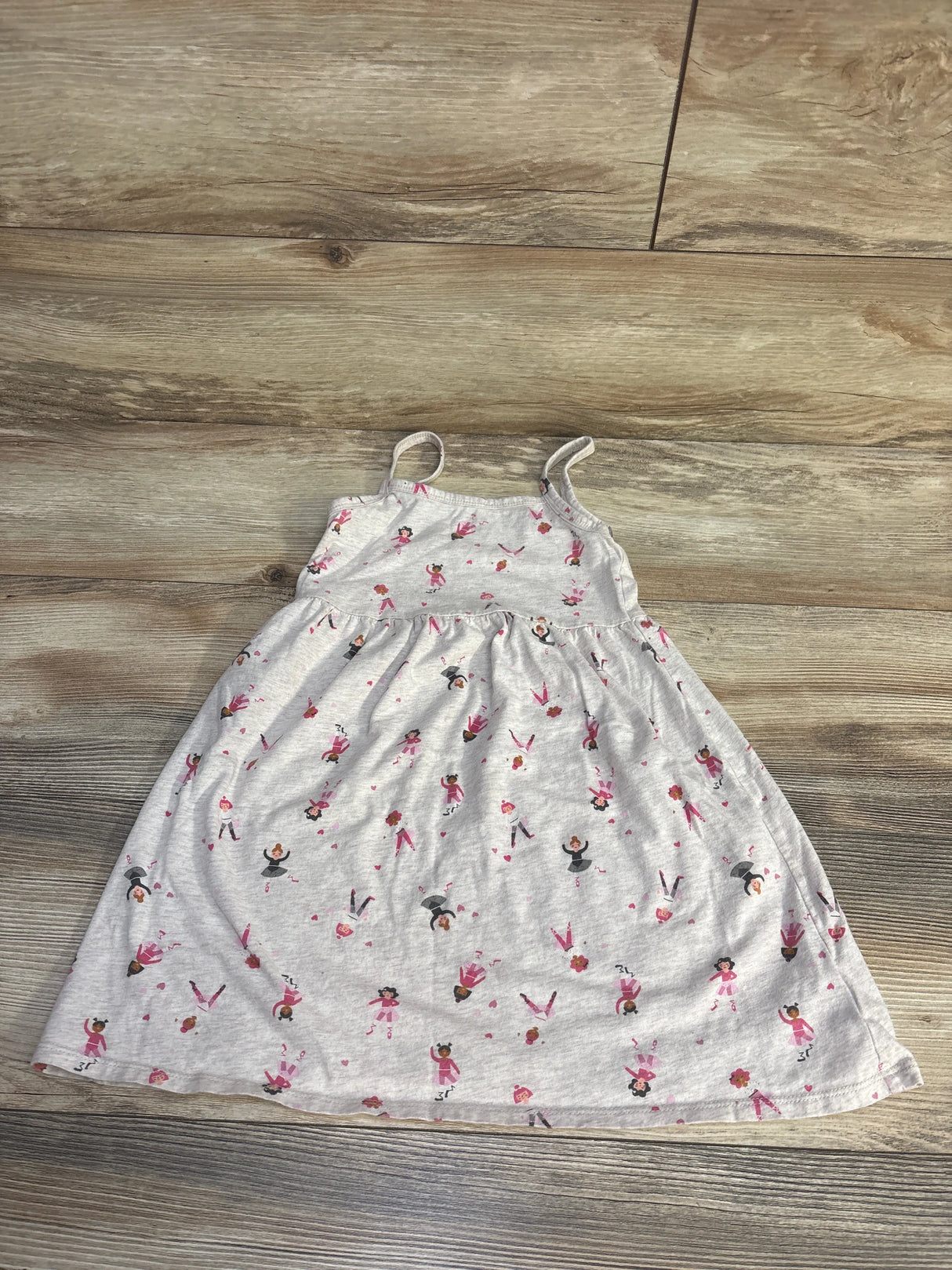 Old Navy Ballerina Dress Oatmeal sz 5T - Me n Mommy To Be
