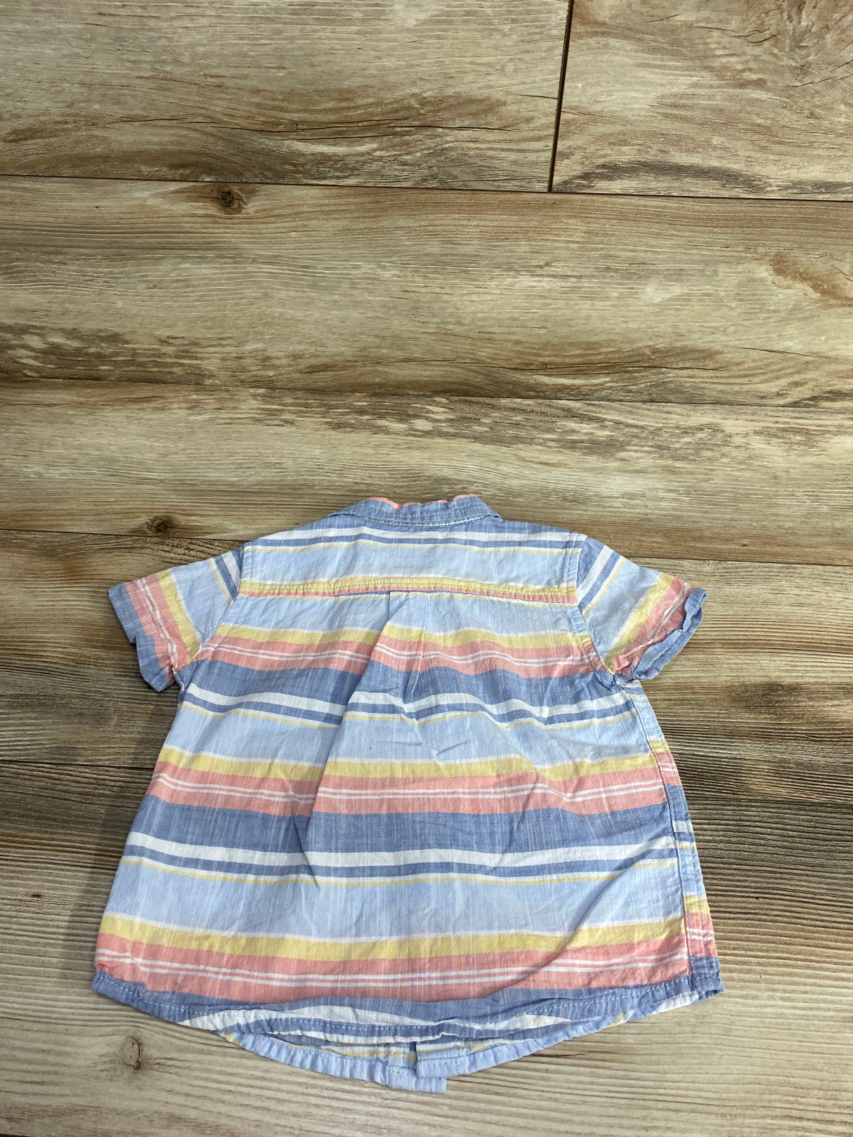 Children's Place Striped Button Up Shirt Multicolored sz 12-18m