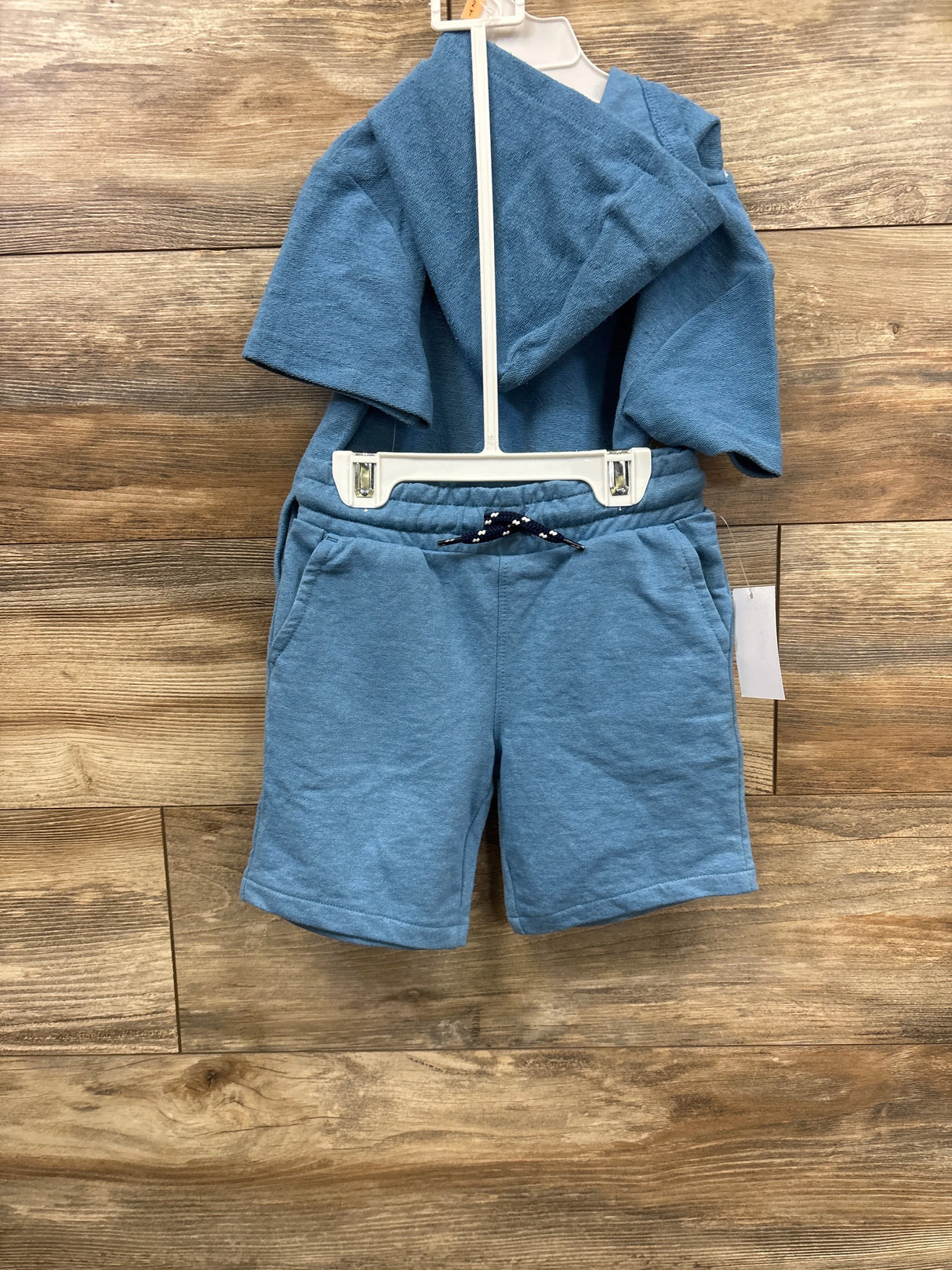 NEW Weather Proof Vintage 2pc Hooded Shirt & Bottoms Set Blue sz 2T