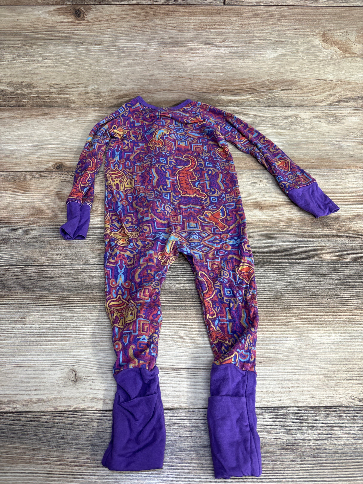 Little Crowns & Capes Arabian Nights Bamboo Sleeper Purple sz 12-18m