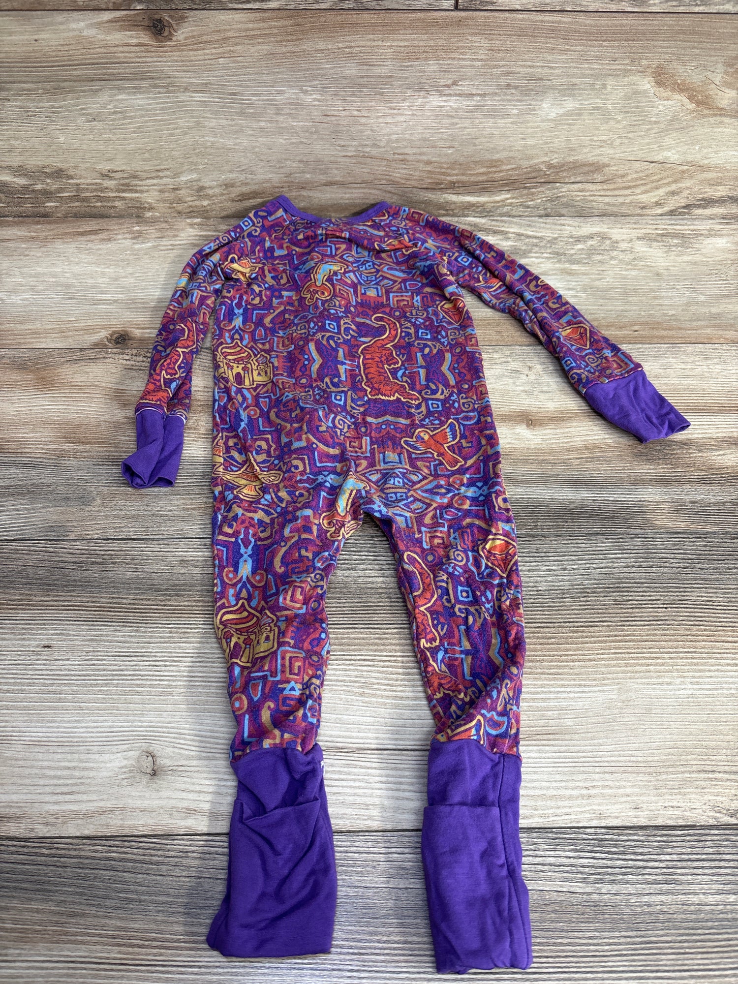 Little Crowns & Capes Arabian Nights Bamboo Sleeper Purple sz 12-18m