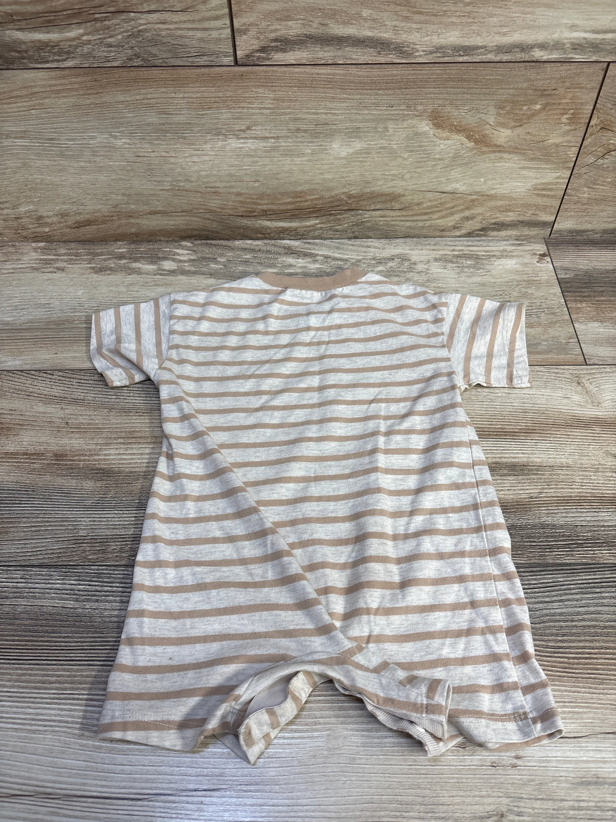 Nike Striped Shortie Romper Beige sz 12m