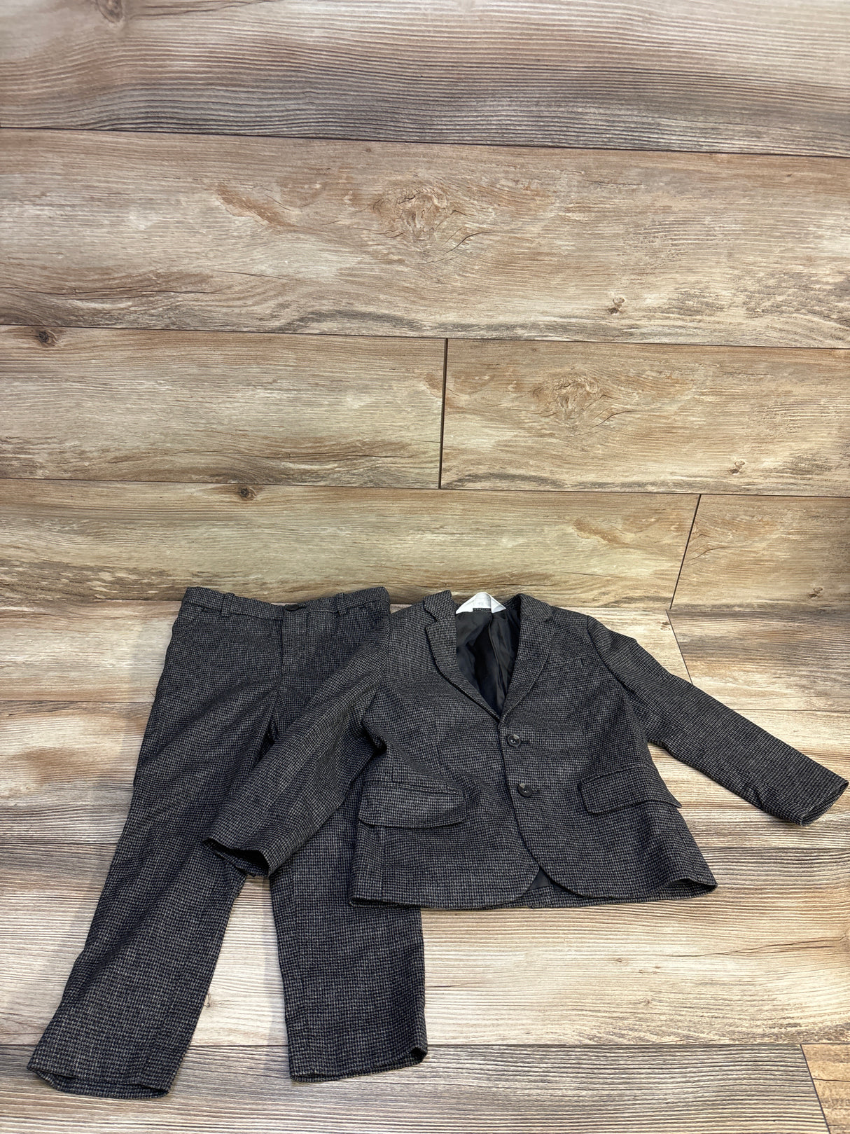 H&M 2pc Blazer Jacket & Pants Set Grey sz 4T