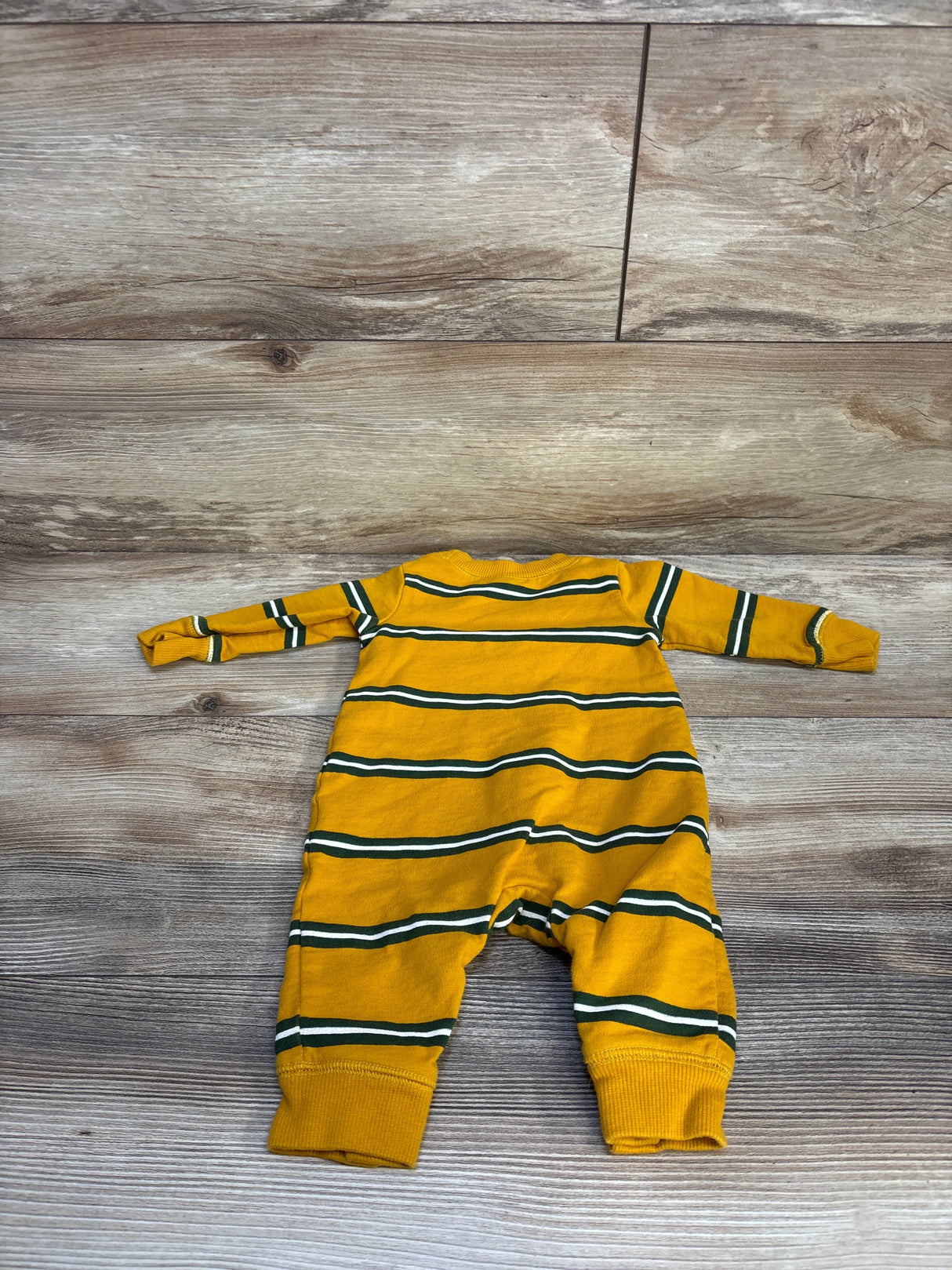 Carter's Striped Coverall Yellow sz 3m