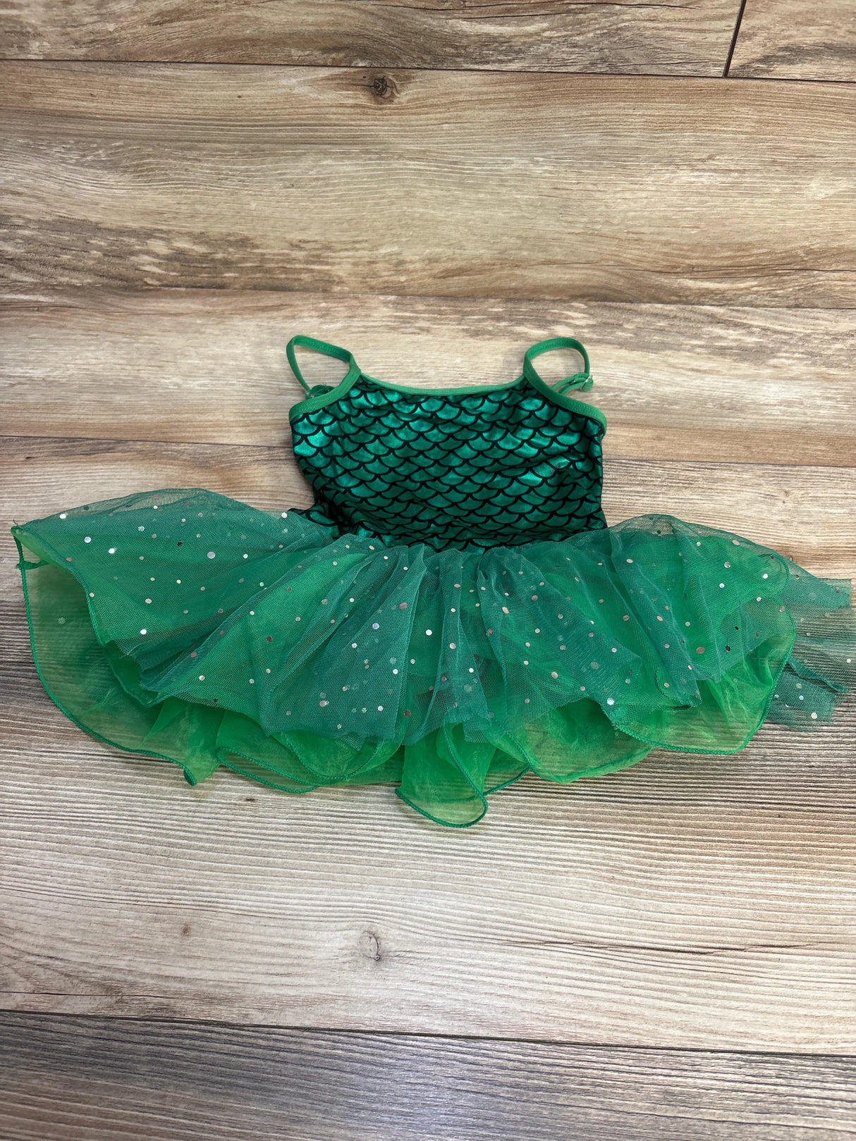 1pc Mermaid Tutu Swimsuit Green sz 2T - Me n Mommy To Be
