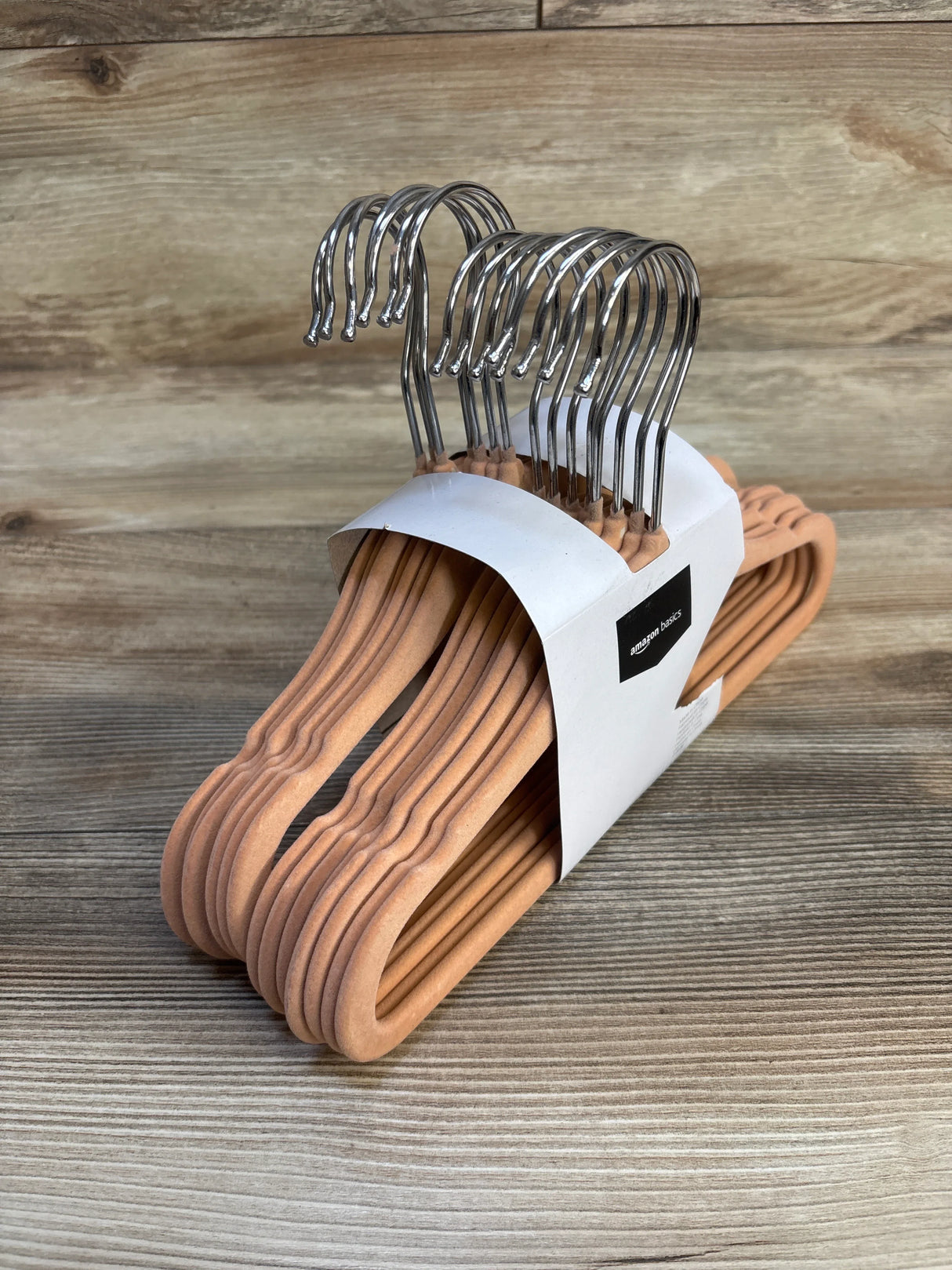 NEW Amazon Basics Kids Velvet Hangers Pink 15pk