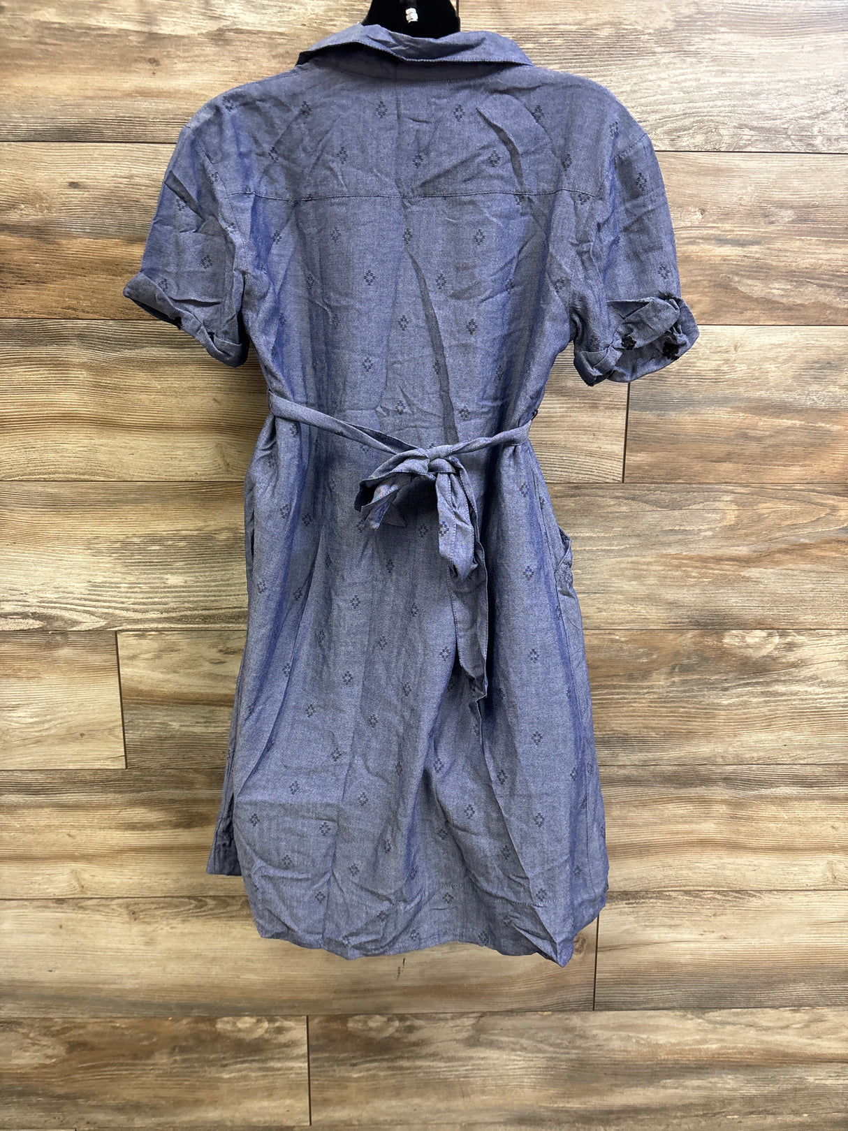 NEW A Pea In The Pod Chambray Shirtdress Blue sz Small