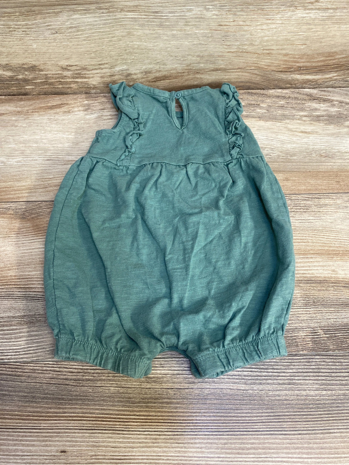 Just One You Shortie Romper Green sz 6m - Me n Mommy To Be