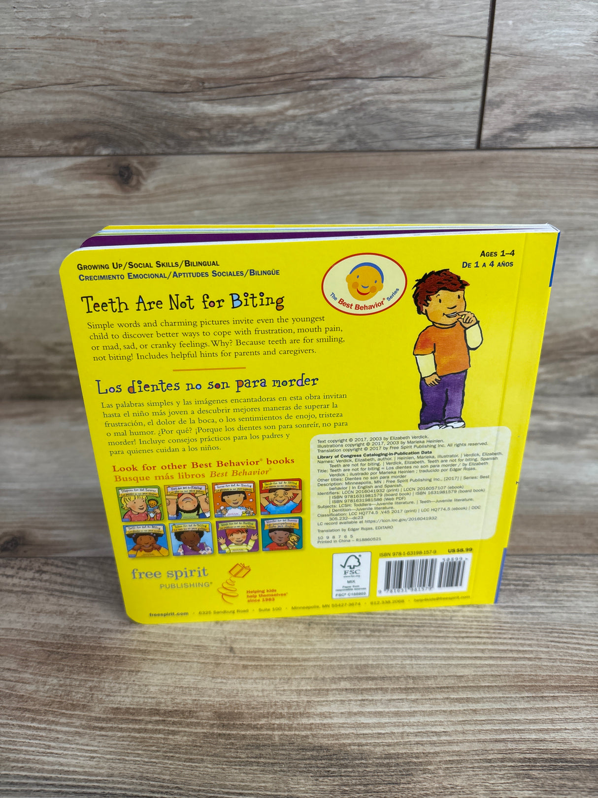 Teeth Are Not for Biting / Los Dientes No Son Para Morder Board Book