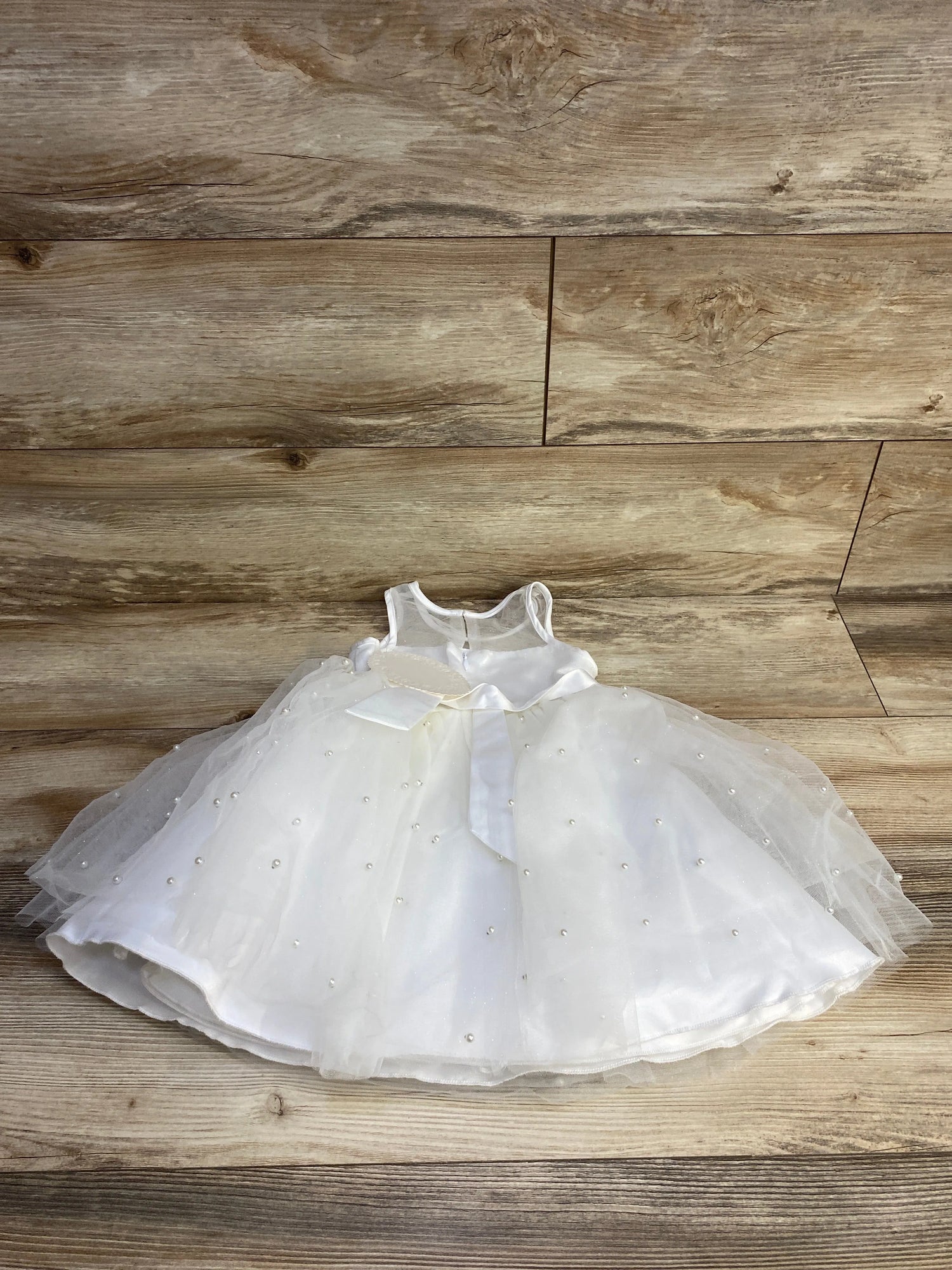 NEW American Princess Pearl Bead Dress White sz 2T - Me n Mommy To Be