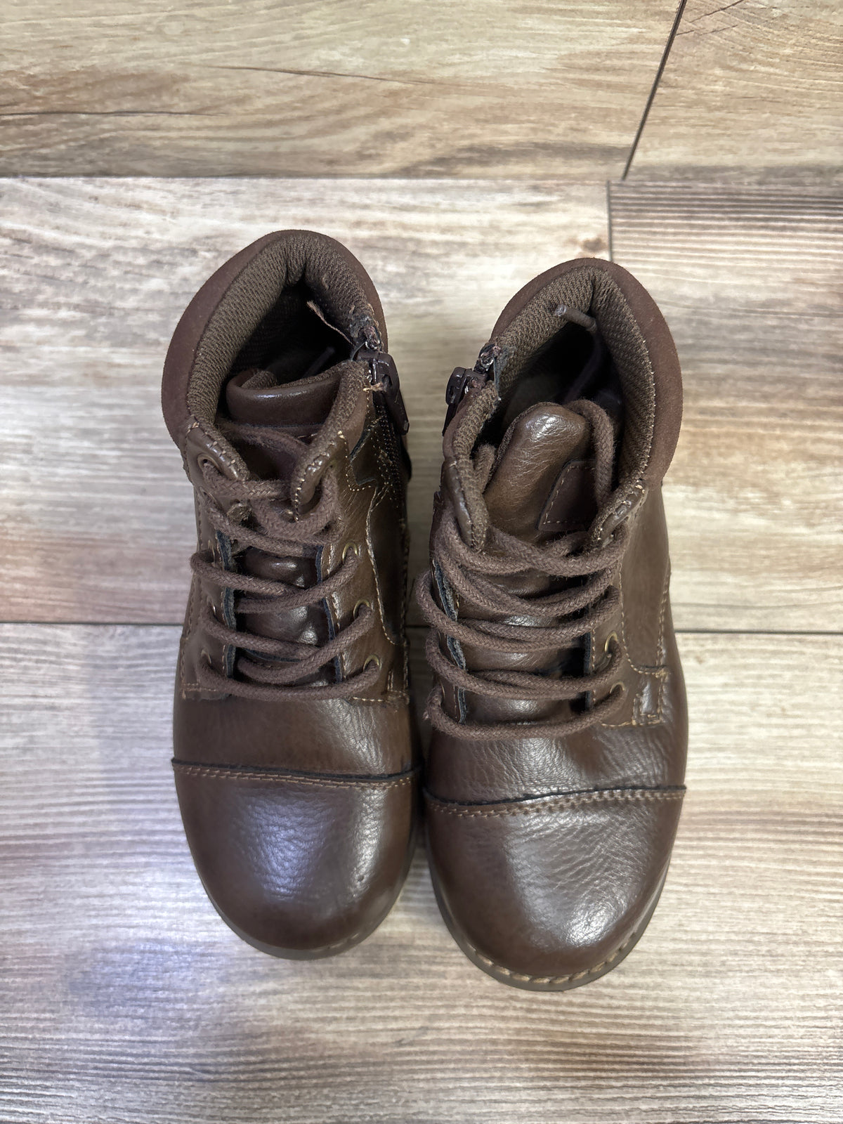 Sonoma Goods for Life Joshua Lace-Up Boots Brown sz 12c
