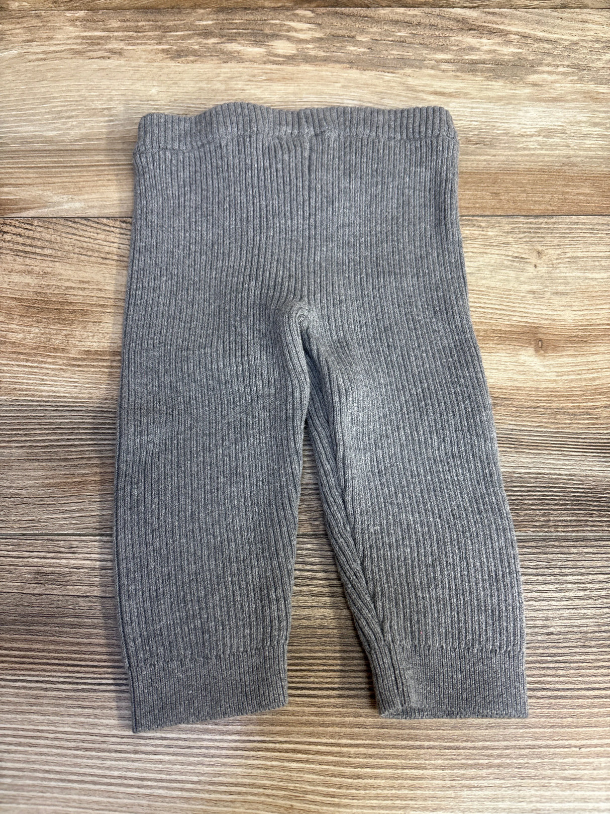 Little Planet Ribbed Leggings Grey sz 6m - Me n Mommy To Be