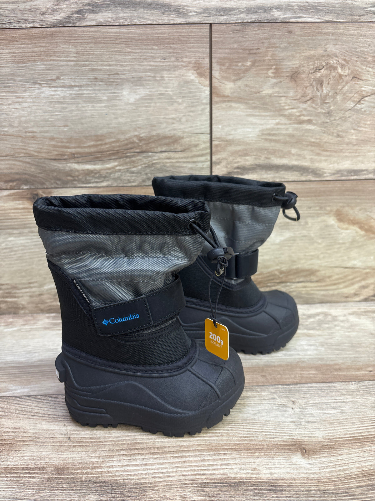 Columbia Powderbug Snowlite Pac Boots Black sz 7c