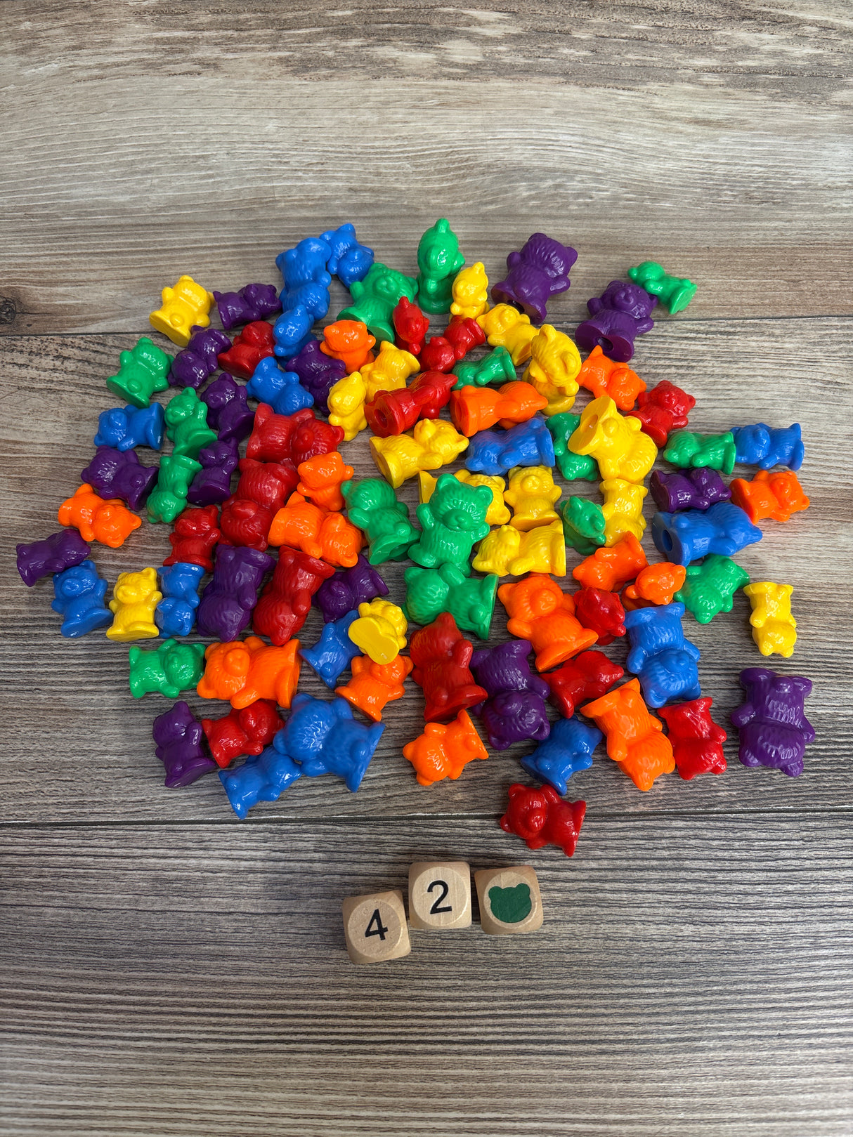 Sweet Lemons Rainbow Counting Bears Math Manipulatives