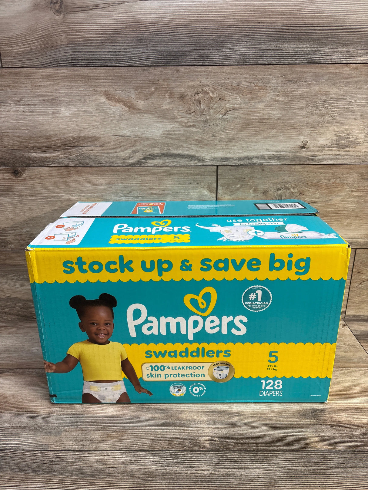 NEW Pampers Swaddlers Diapers Size 5, 128ct