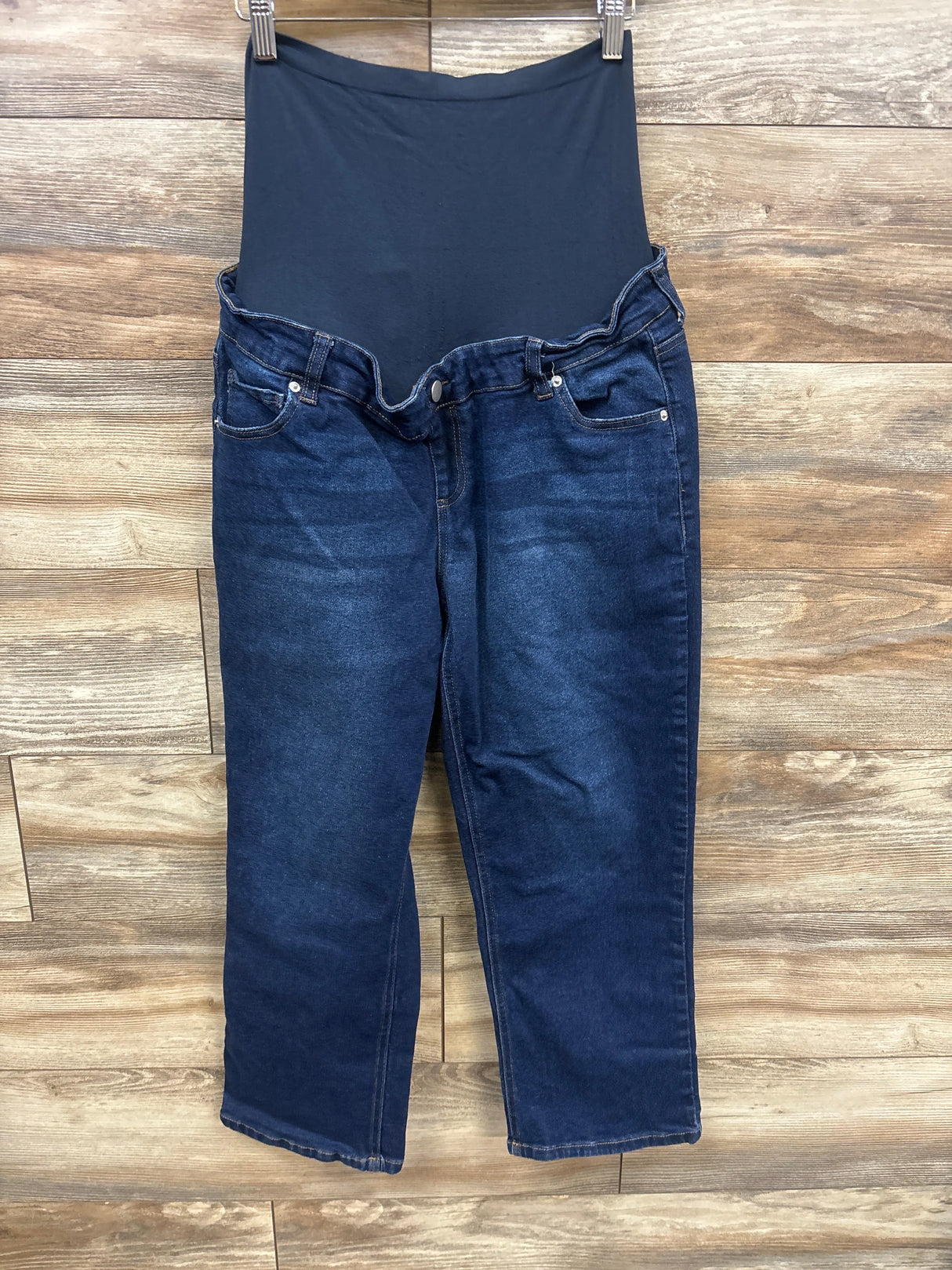 Time & Tru Maternity Full Panel Jeans Navy sz Large