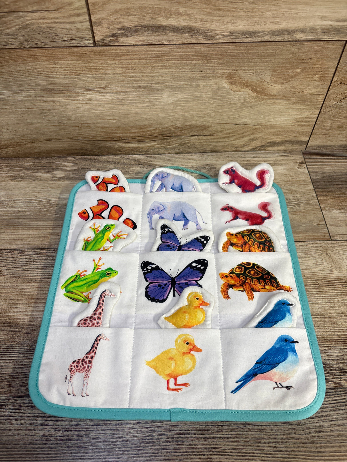 Lovevery Quilted Critter Pockets