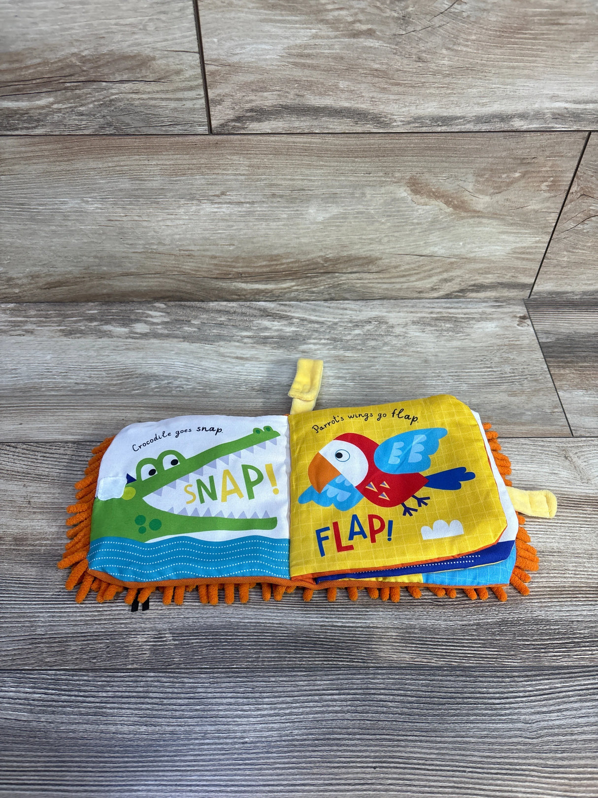 Sensory Snuggables Roar! Hand-Puppet Cloth Book