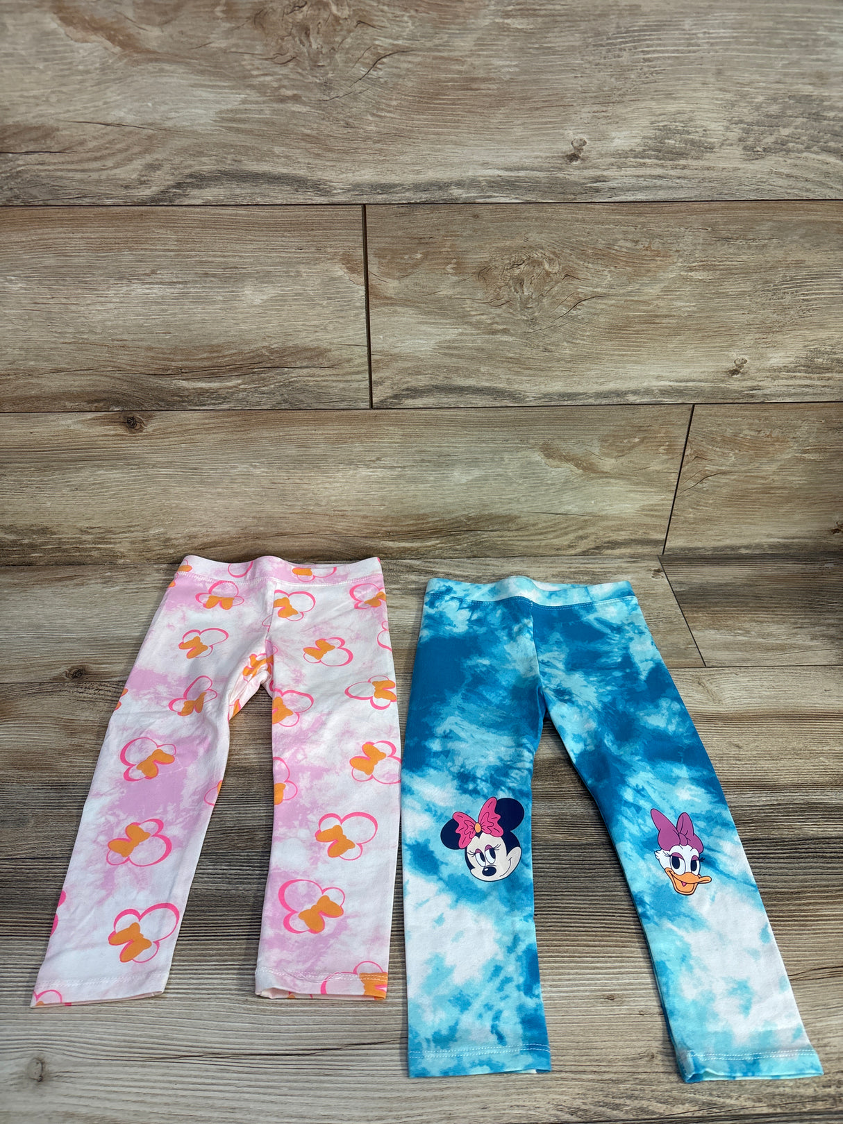 Amazon Essentials x Disney Minnie Mouse 2pk Leggings Pink/Blue sz 3T