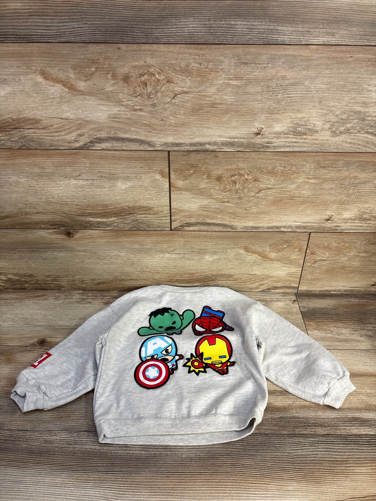 Marvel Pullover Sweatshirt Grey sz 4T