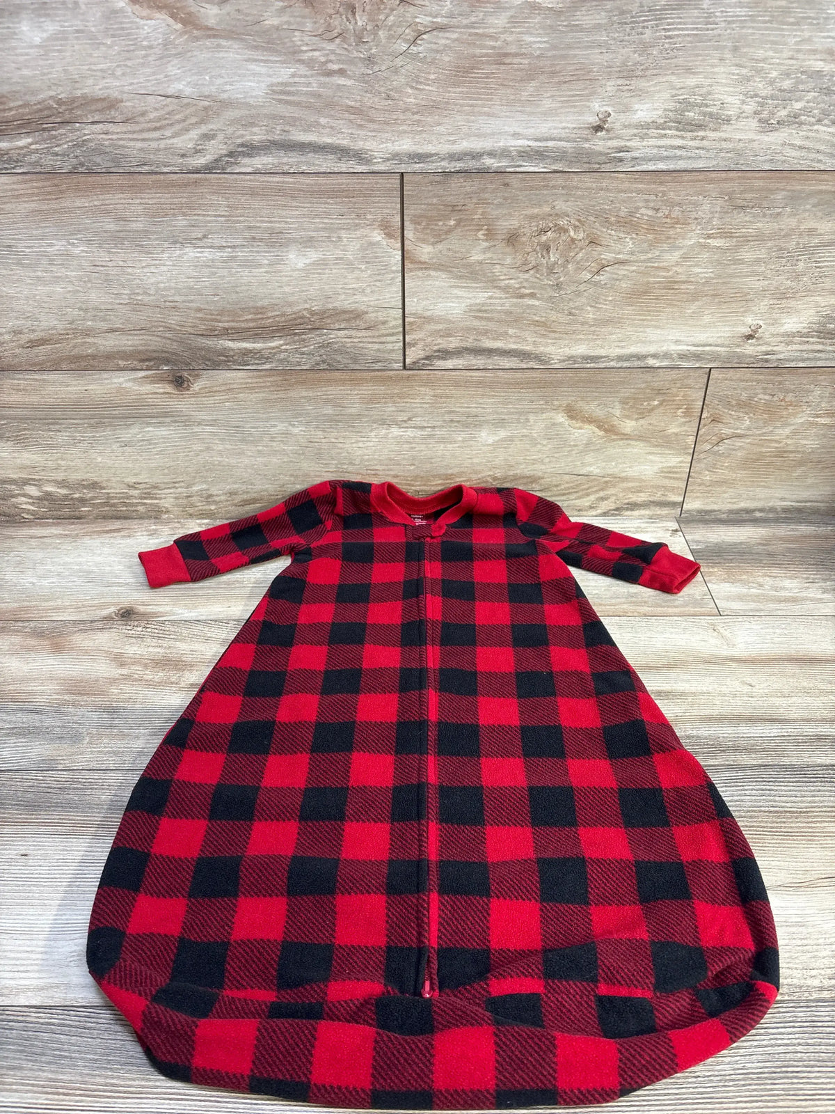 Carter's Plaid Blanket Sleep Sack Red sz 6-9m