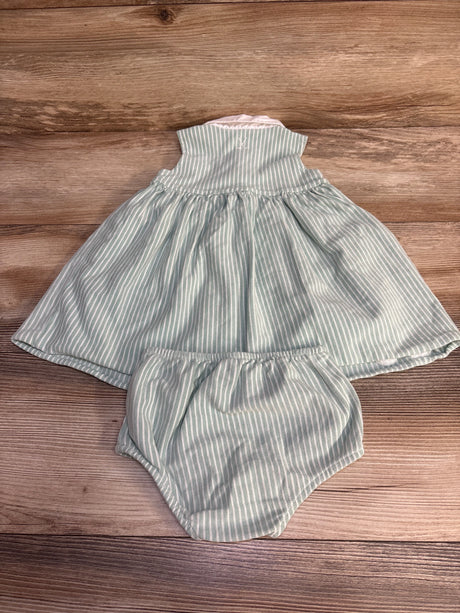 Ralph Lauren Golf Knit Cotton Oxford Dress Green sz 12m - Me n Mommy To Be