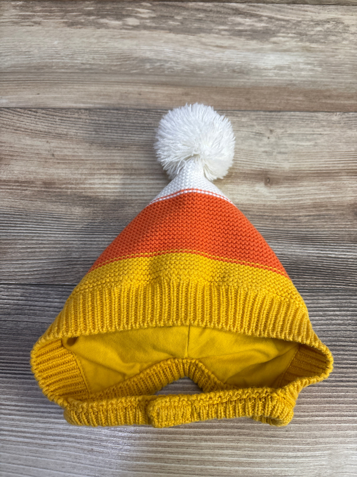 Cat & Jack Knitted Candy Corn Bonnet One Size