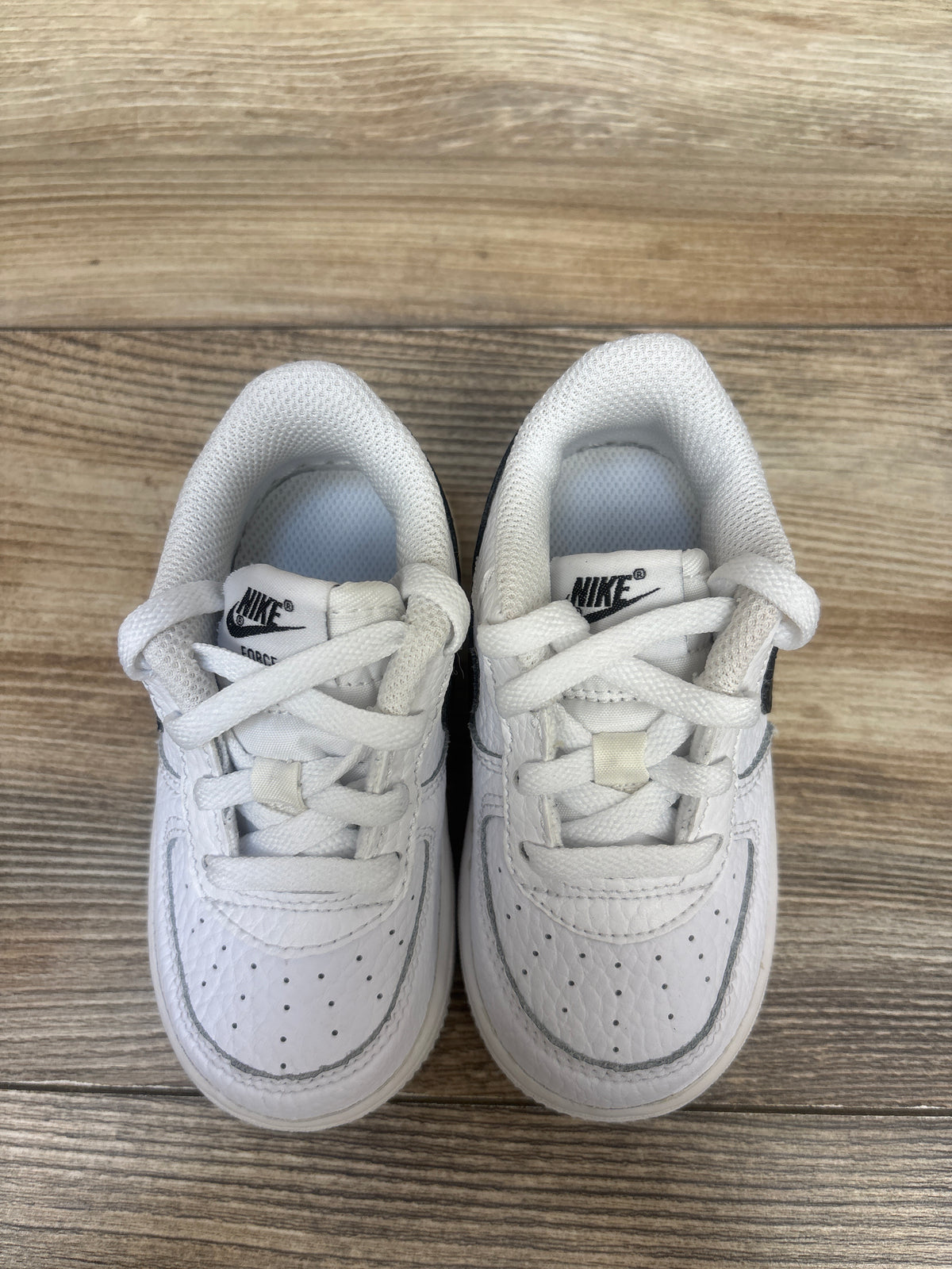 Nike Force 1 TD 'White Black' Sneakers sz 6c