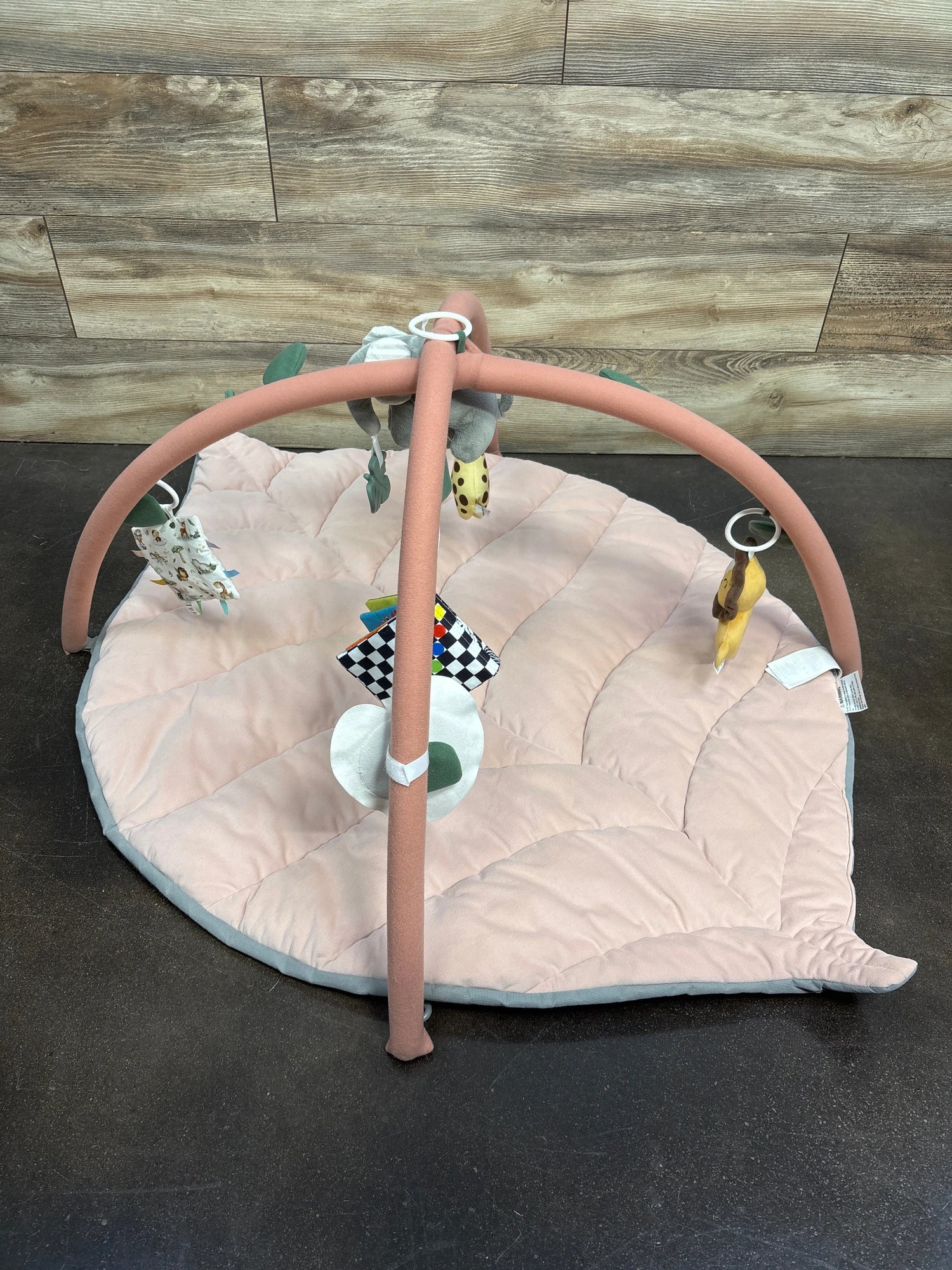 Blissful Diary Play Gym Activity Mat Pink Leaf