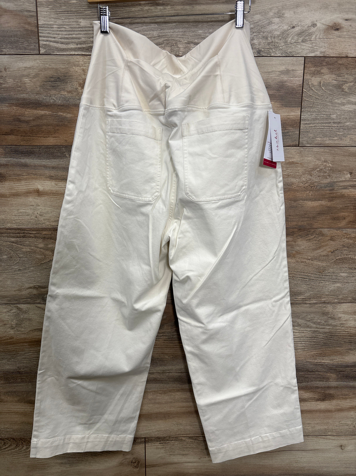 NEW Isabel Maternity Full Panel Pants Ivory sz XL