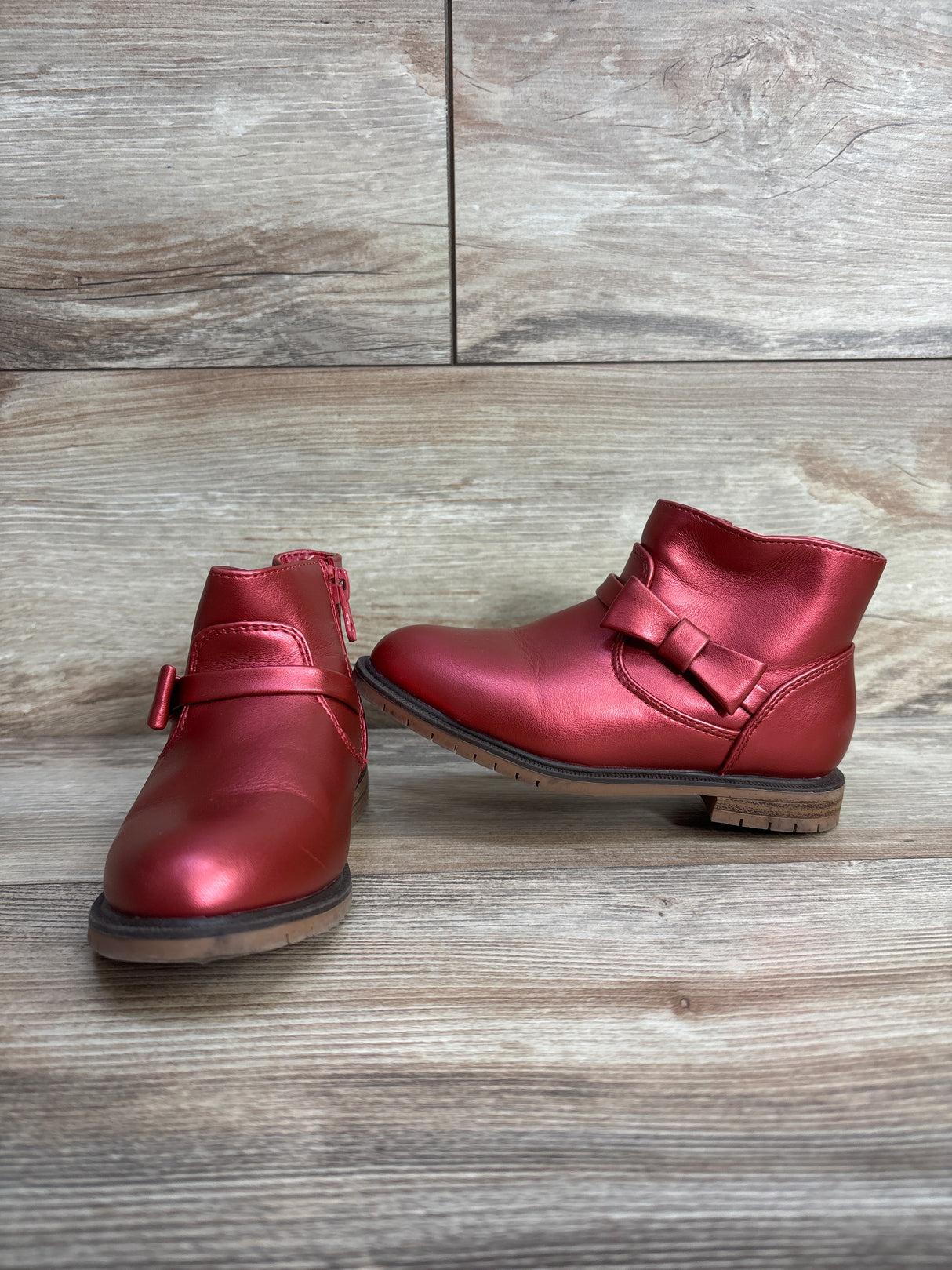 Cat & Jack Harmony Fashion Boots red sz 10c