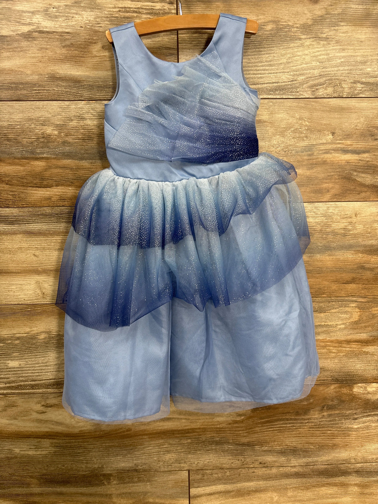 Disney Lace Tulle Cinderella Dress Blue sz 4T