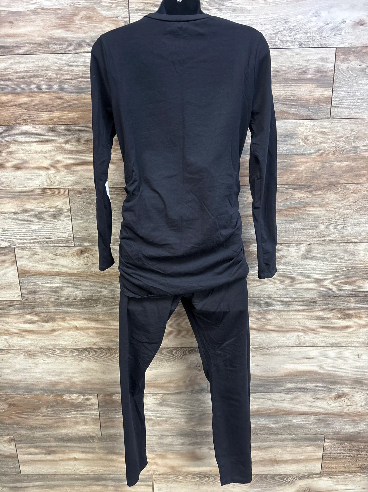 Motherhood Maternity 2pc Skeleton Shirt & Leggings Set Black sz Medium