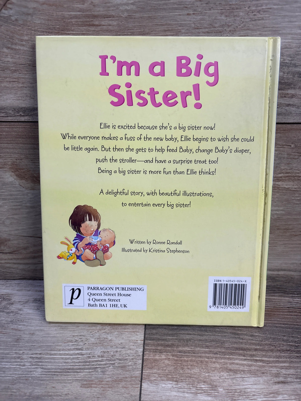 I'm A Big Sister Hardcover Book
