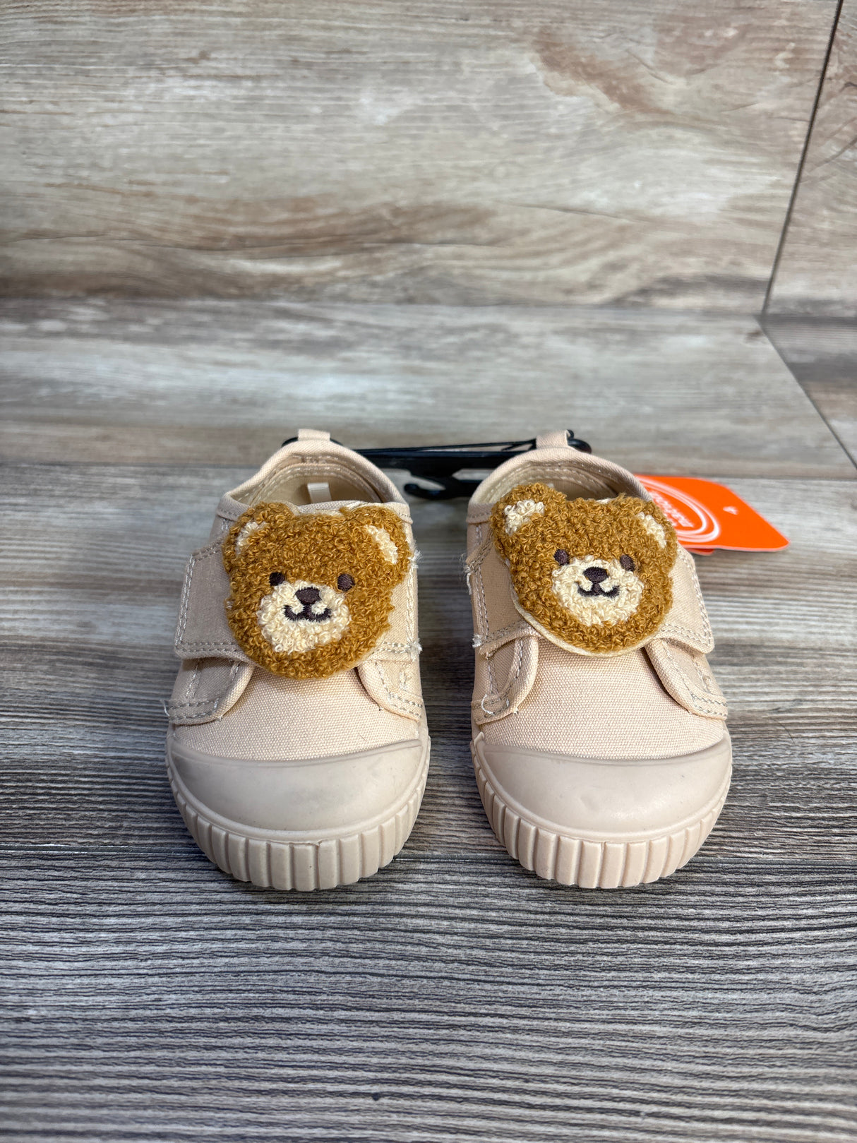 NEW Wonder Nation Bear Critter Bump Toe Sneakers Brown sz 4c