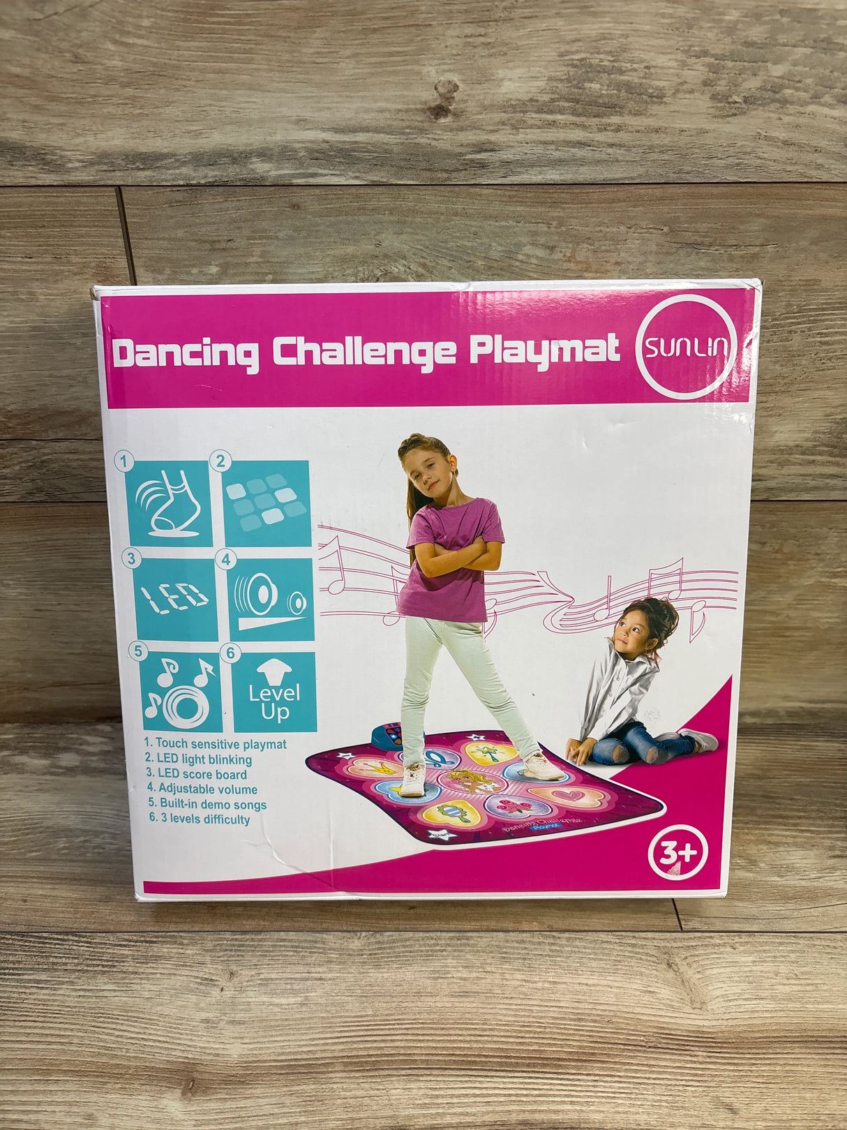 SUNLIN Dancing Challenge Mat - Pink 3+