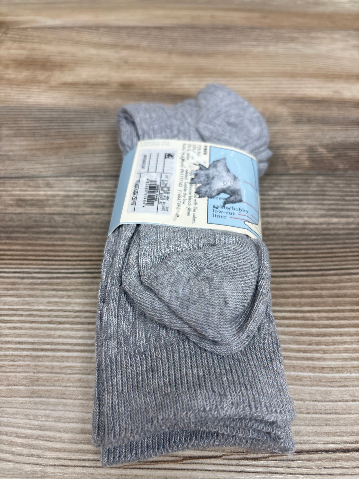 NEW Cat & Jack Knee-High Socks Grey 2pk sz Medium 9c-2.5Y