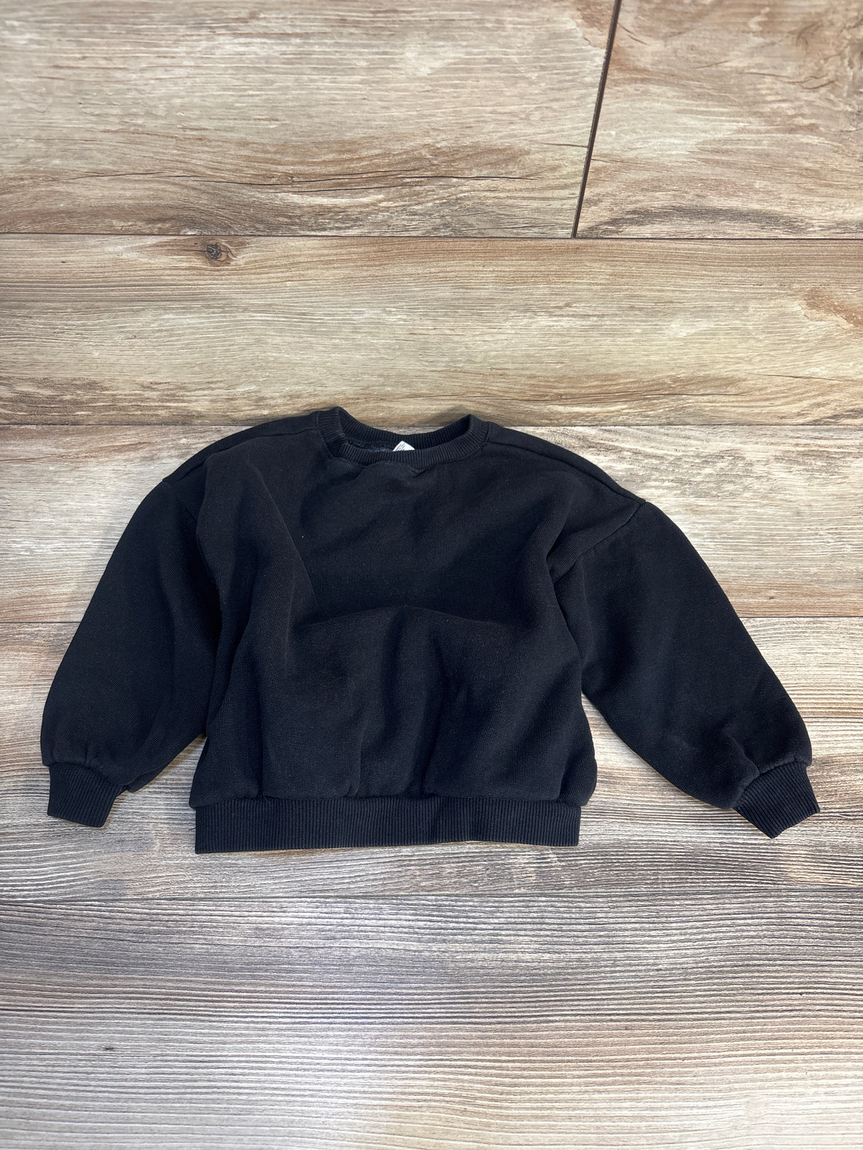 Zara David Bowie Diamond Dogs Logo Crewneck Sweatshirt Black sz 3-4T