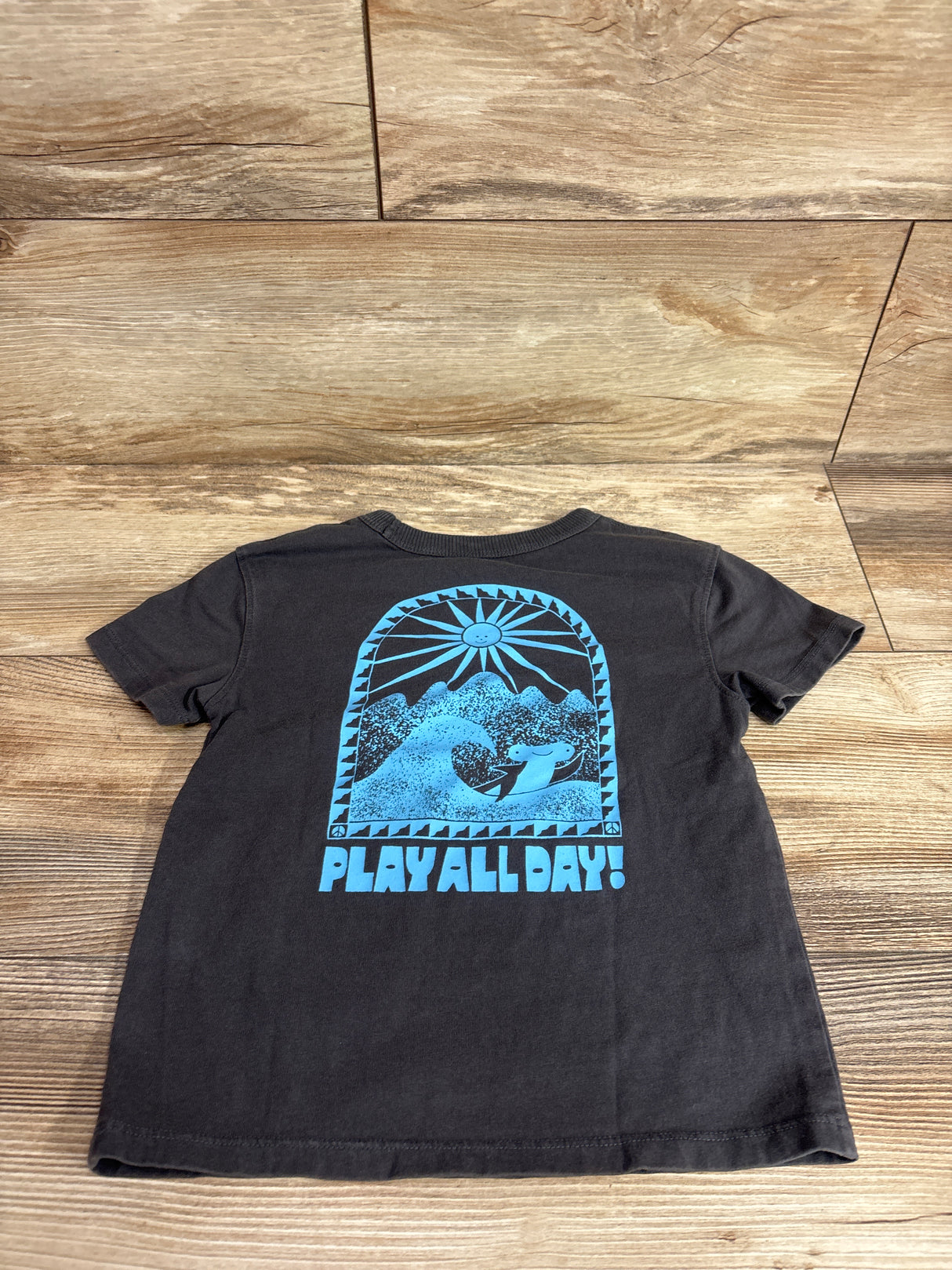 Cat & Jack Play All Day! Shirt Grey sz 3T