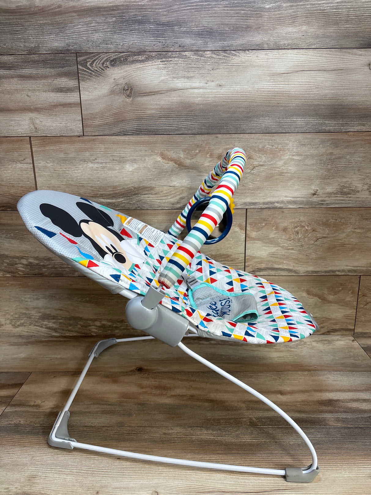 Bright Starts Disney Baby Mickey Mouse Happy Triangles Bouncer