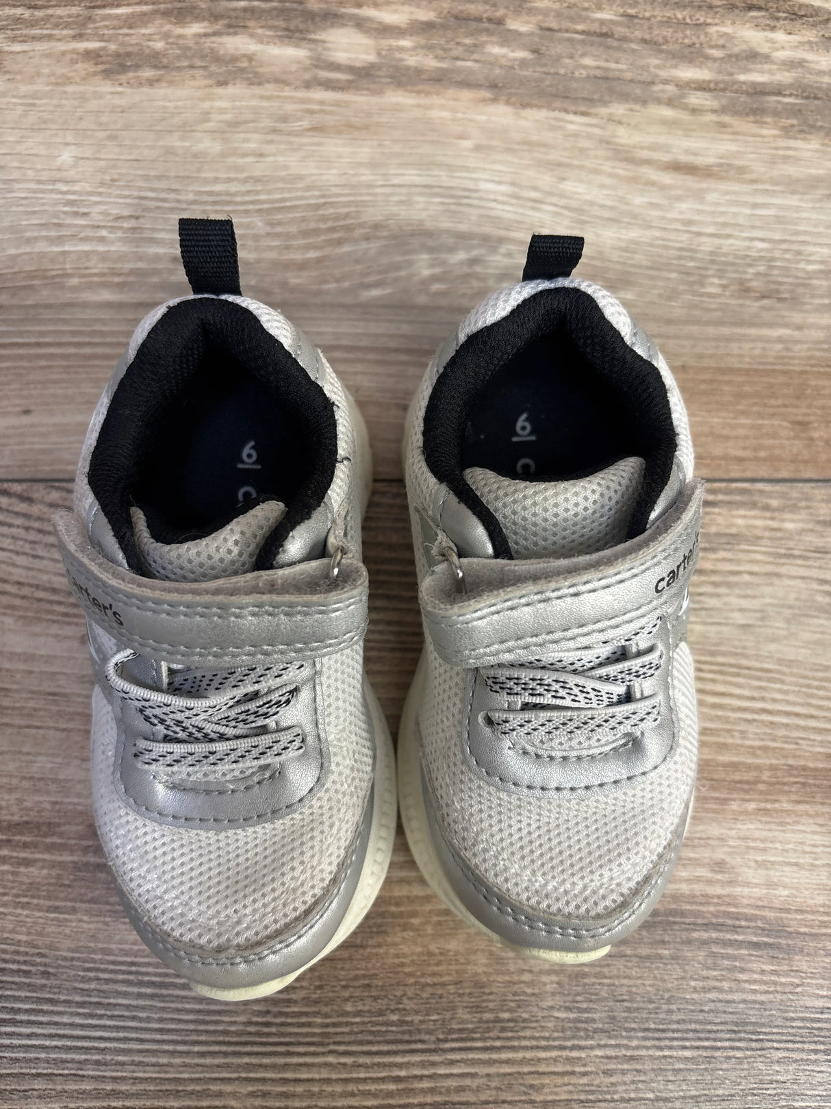 Carter's Solar Athletic Sneakers White sz 6c - Me n Mommy To Be