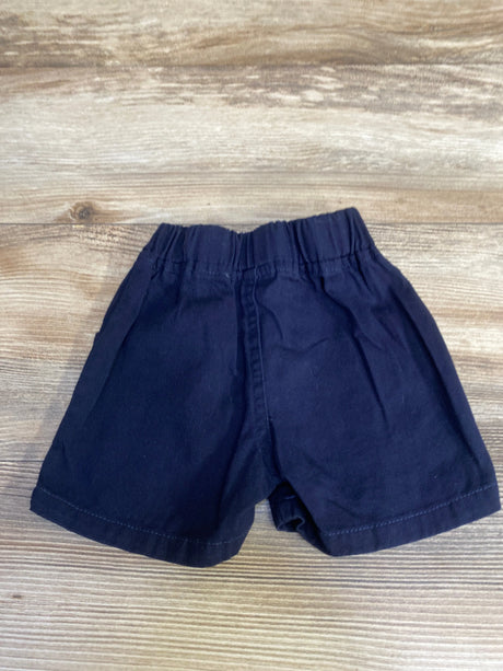 Pull On Shorts Navy sz 3-6m - Me n Mommy To Be