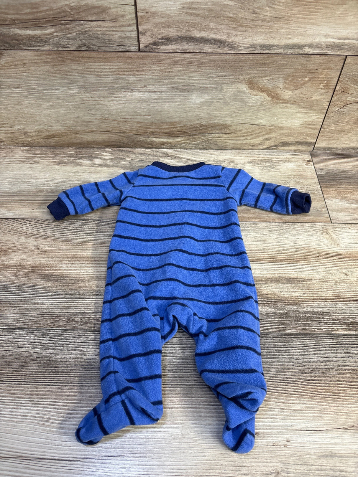 Carter's Striped Firetruck Sleeper Blue sz Newborn