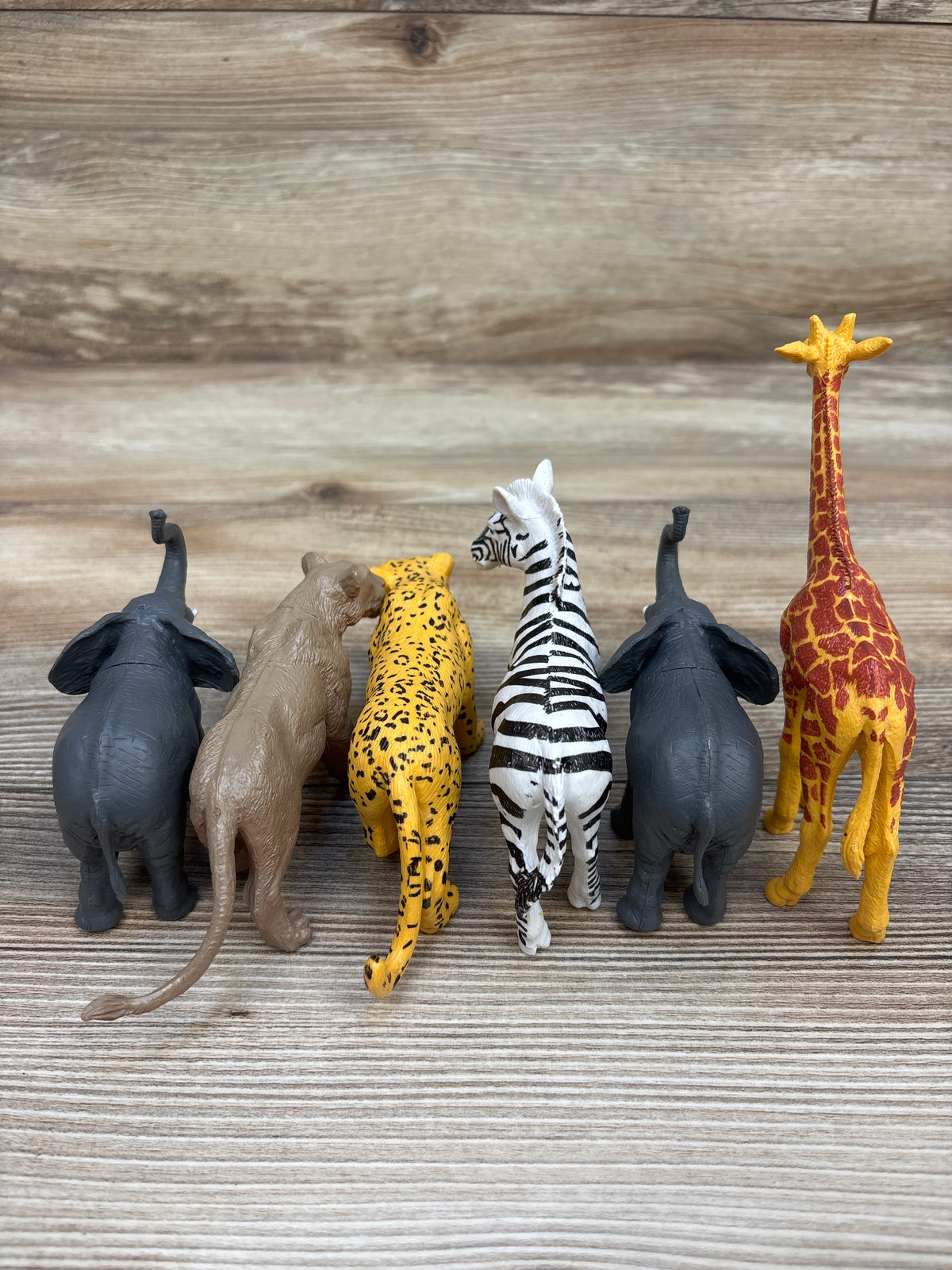 BOLZRA 6pk Safari Animal Figures