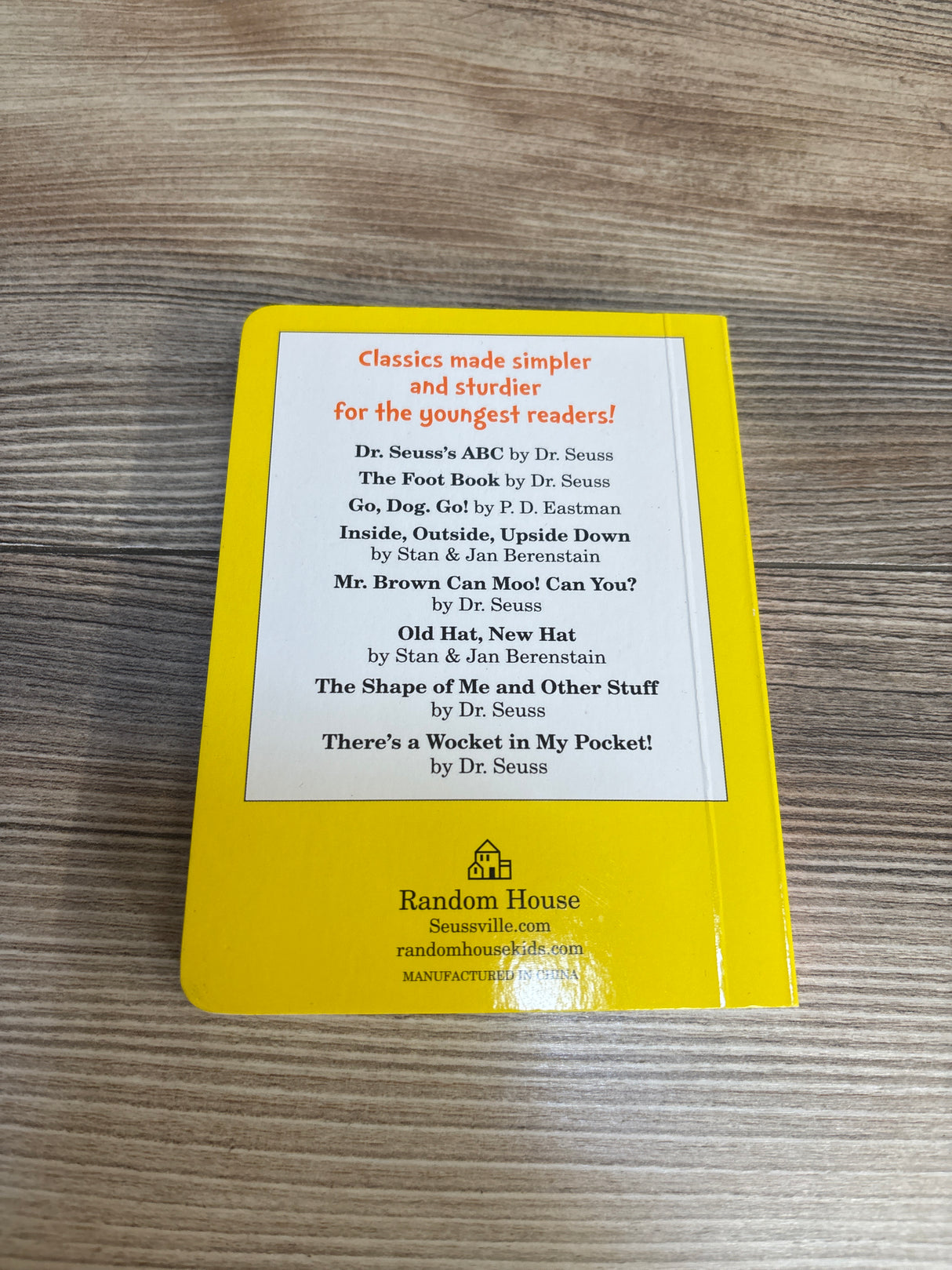 The Shape of Me and Other Stuff: Dr. Seuss's Surprising Word Book Board Book