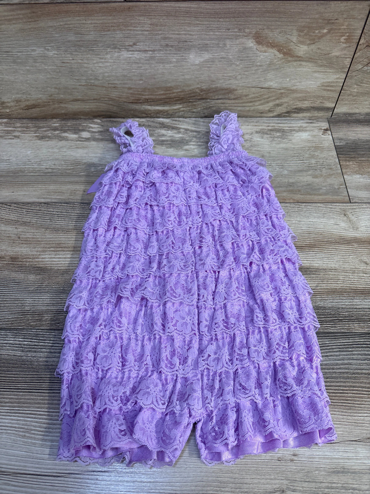 Cutie Baby Boutique Lace Romper Purple sz 12-18m
